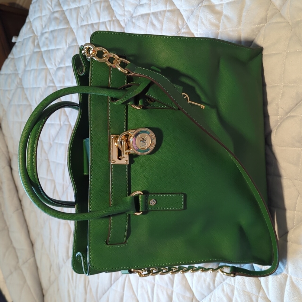 MICHAEL Michael Kors Hamilton Green Tote bag